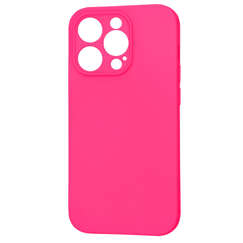 Husa silicon iPhone 14 Pro Techsuit SoftFlex, fucsia