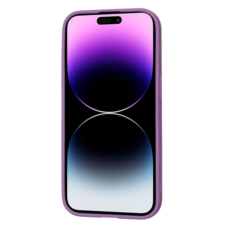 Husa silicon iPhone 14 Pro Techsuit SoftFlex, mov