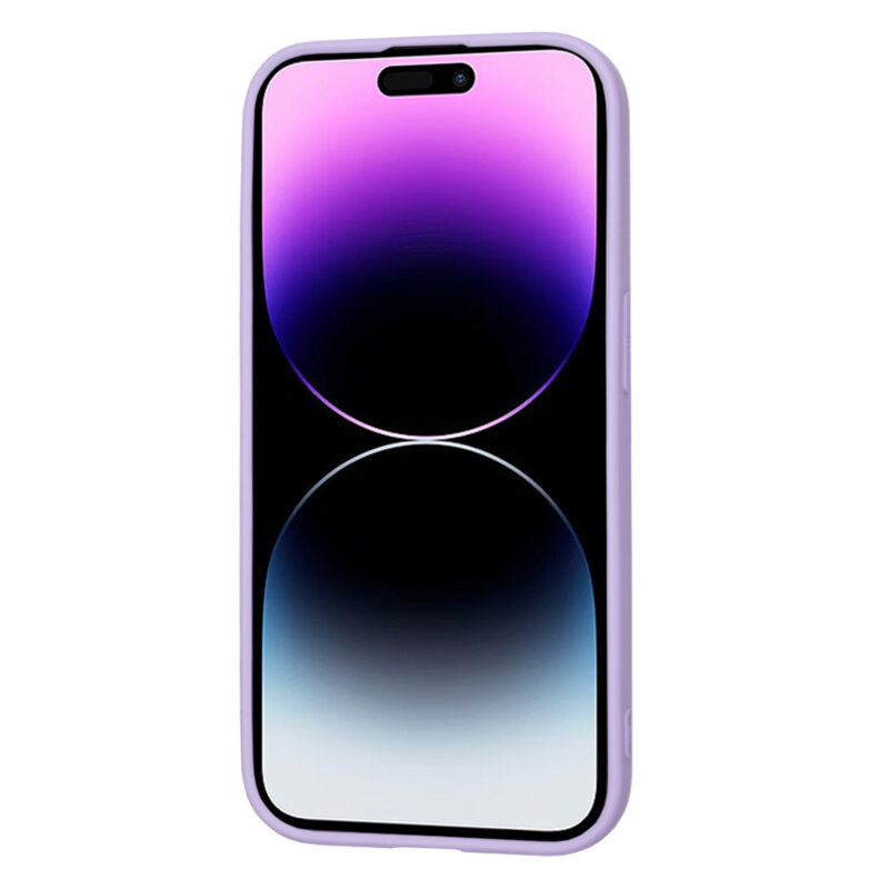 Husa silicon iPhone 14 Pro Techsuit SoftFlex, violet