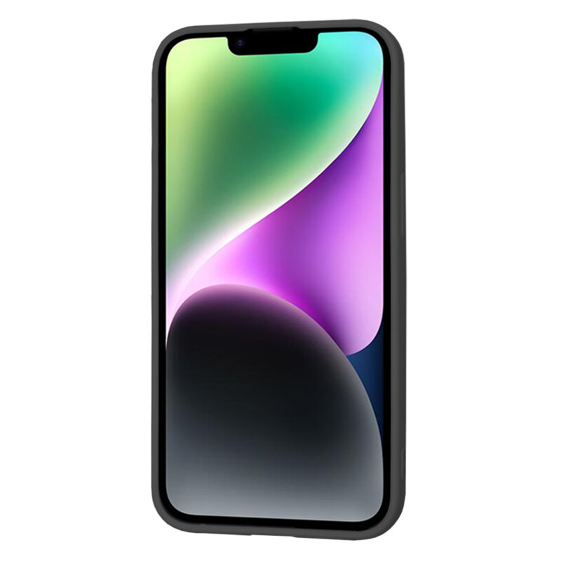Husa silicon iPhone 14 Techsuit SoftFlex, negru