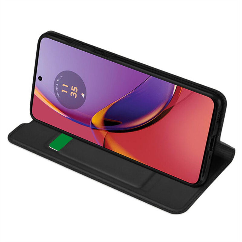 Husa Motorola Moto G84 Techsuit Magskin Book, negru