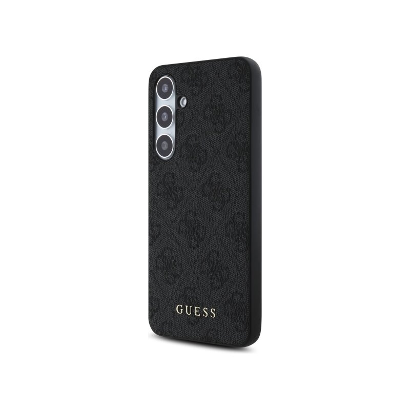 Husa originala Guess Samsung Galaxy S24 FE Hardcase 4G Classic, gri, GUHCS24FEG4GFGR