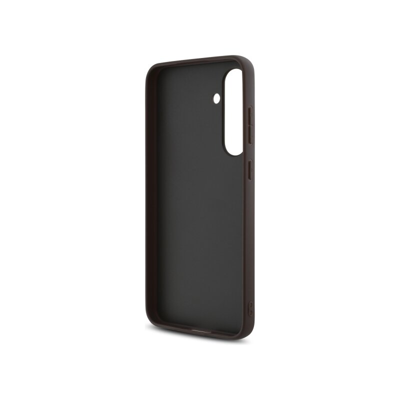 Husa originala Guess Samsung Galaxy S24 FE Hardcase 4G Classic, maro, GUHCS24FEG4GFBR