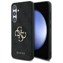 Husa originala Guess Samsung Galaxy S24 FE Hardcase 4G Big Logo, gri, GUHCS24FE4GMGGR