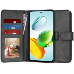 Husa 360 Honor 200 Smart Techsuit Diary Book, negru