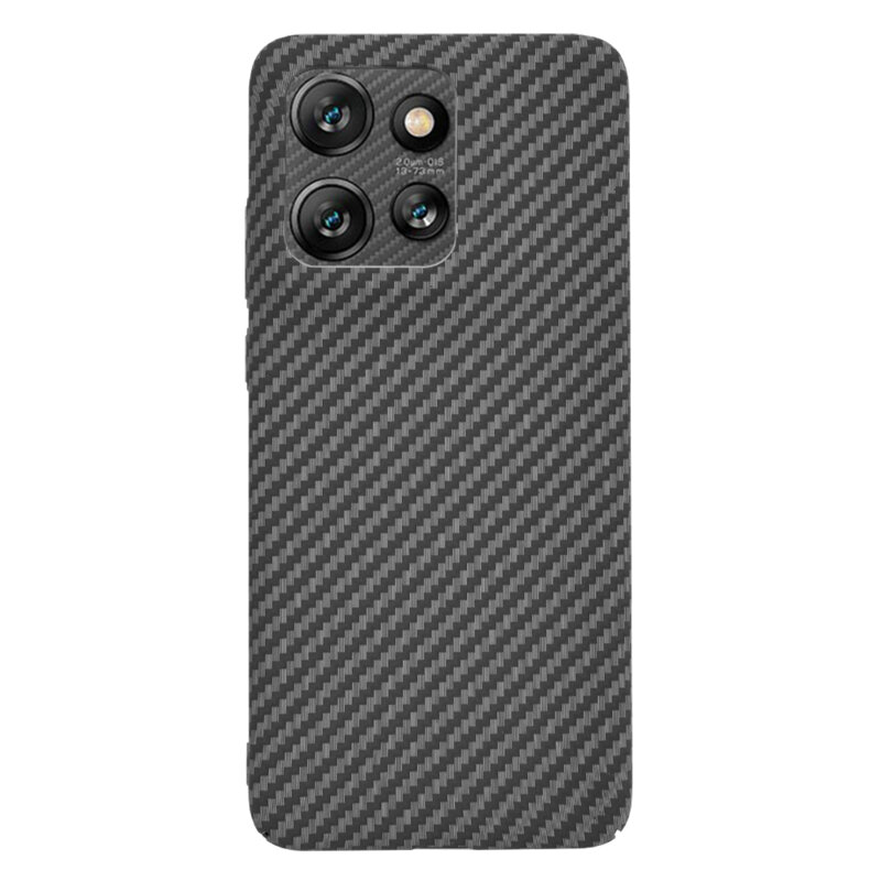 Husa Motorola ThinkPhone 25 Techsuit Carbonite FiberShell, negru