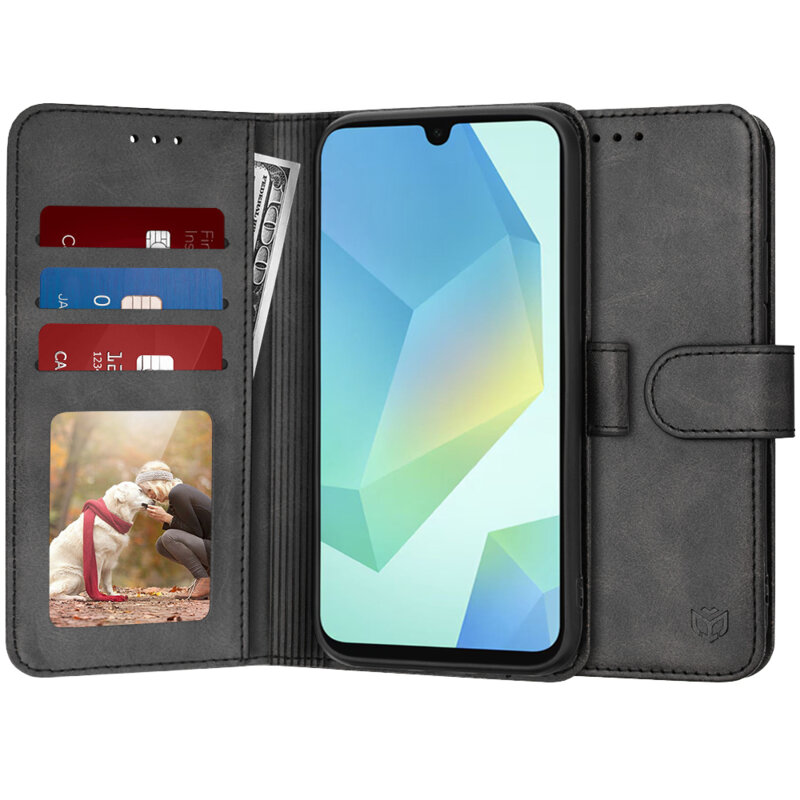 Husa 360 Samsung Galaxy A16 5G Techsuit Diary Book, negru