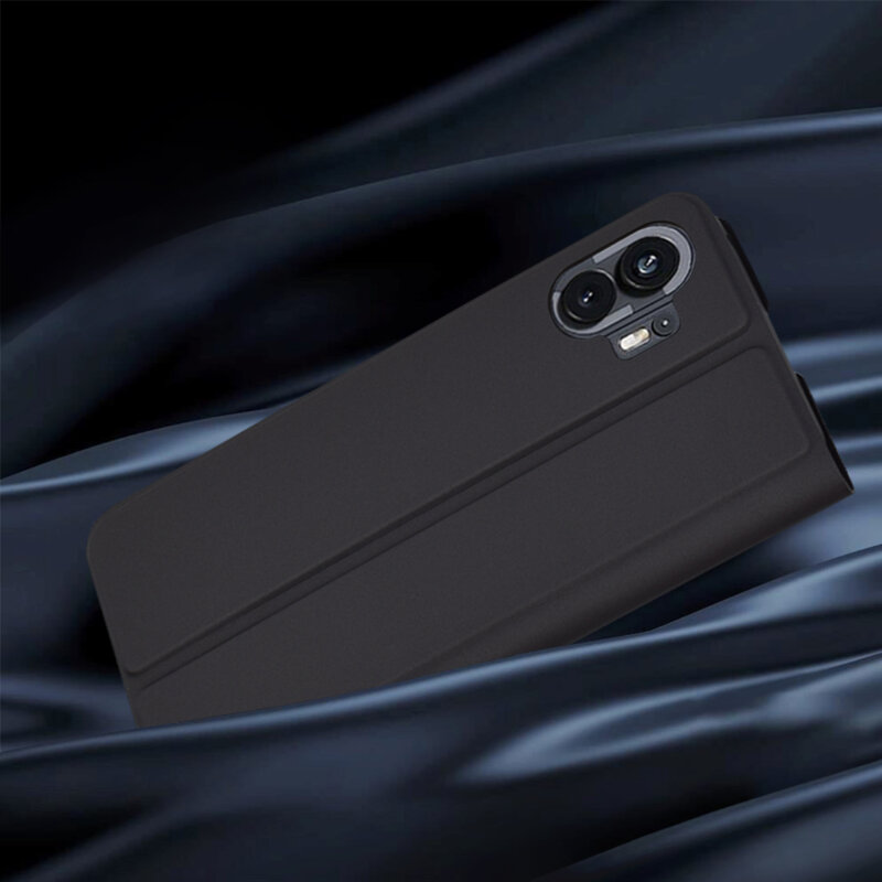Husa Nothing Phone (2) Techsuit Magskin Book, negru