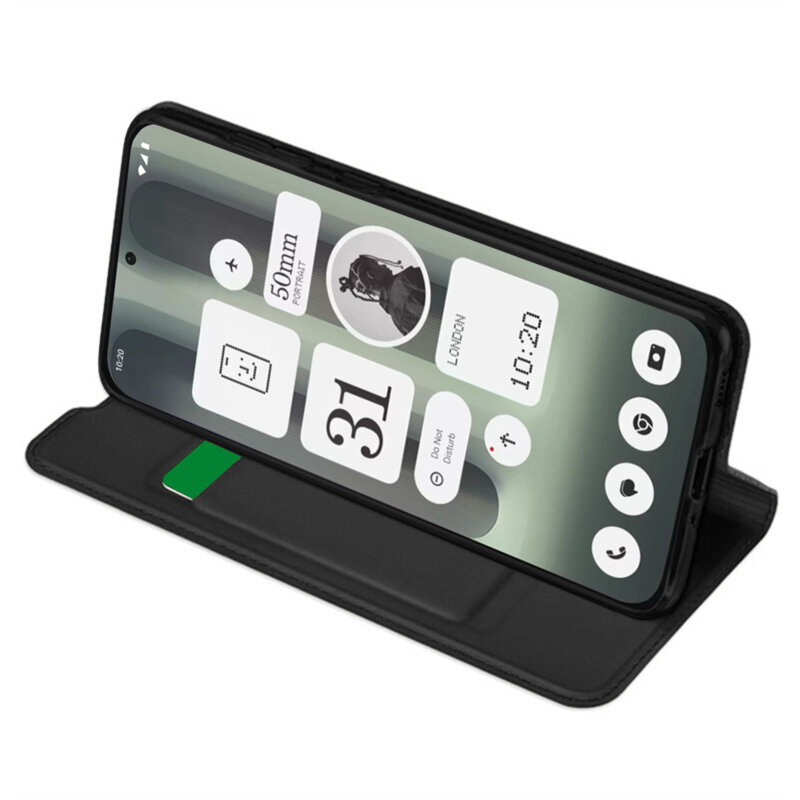 Husa Nothing Phone (2a) Plus Techsuit Magskin Book, negru