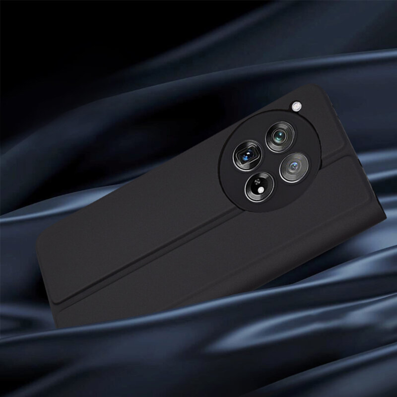 Husa OnePlus 12 Techsuit Magskin Book, negru