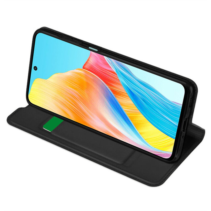 Husa Oppo A58 4G Techsuit Magskin Book, negru