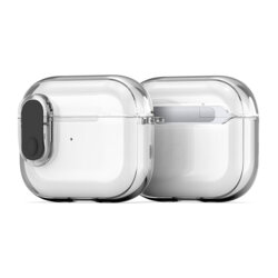 Husa Apple AirPods 4 Dux Ducis PECL Series, negru/transparenta