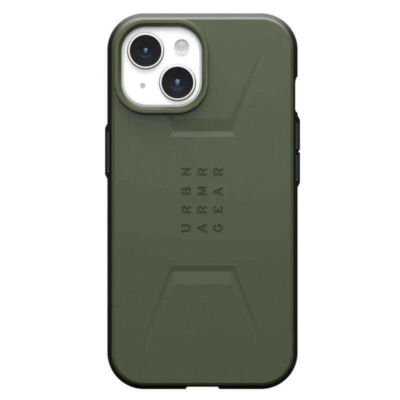 Husa iPhone 15 Plus UAG Civilian MagSafe, Olive Drab