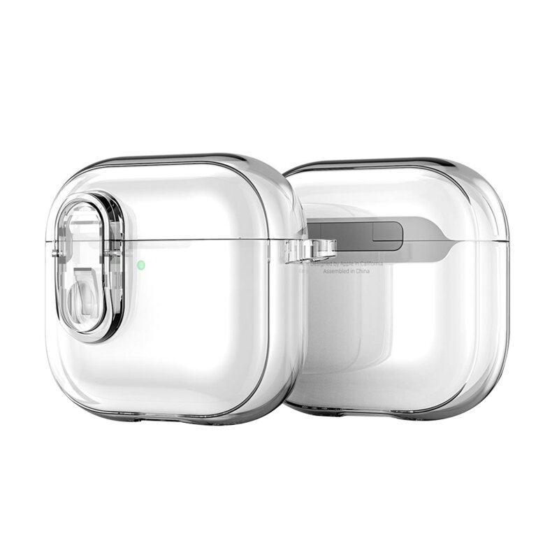 Husa Apple AirPods 4 Dux Ducis PECL Series, transparenta