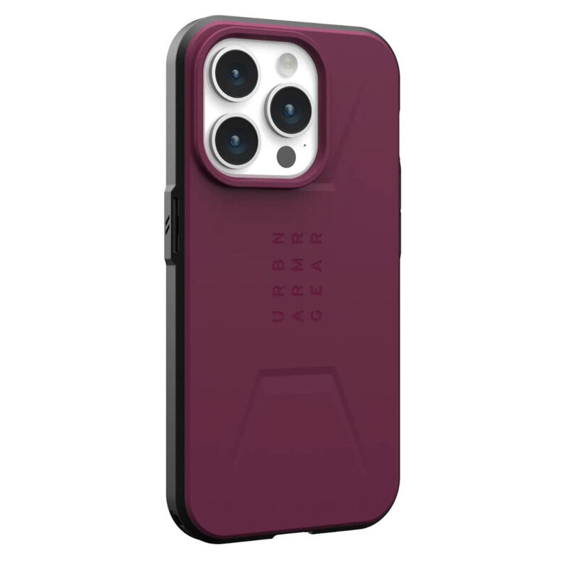Husa iPhone 16 Pro UAG Civilian MagSafe, Bordeaux