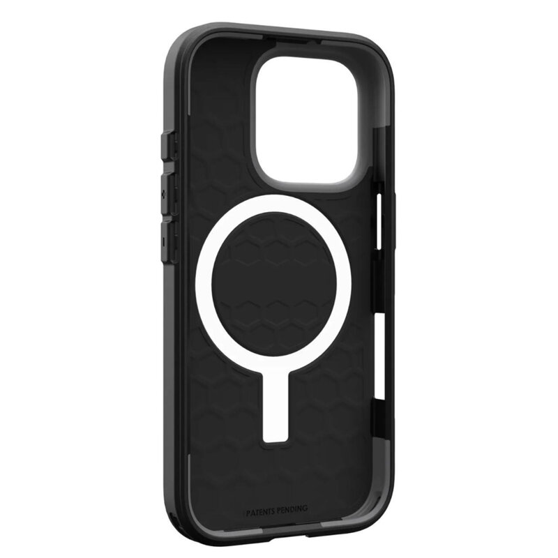 Husa iPhone 16 Pro UAG Civilian MagSafe Black — interior cu inel magnetic
