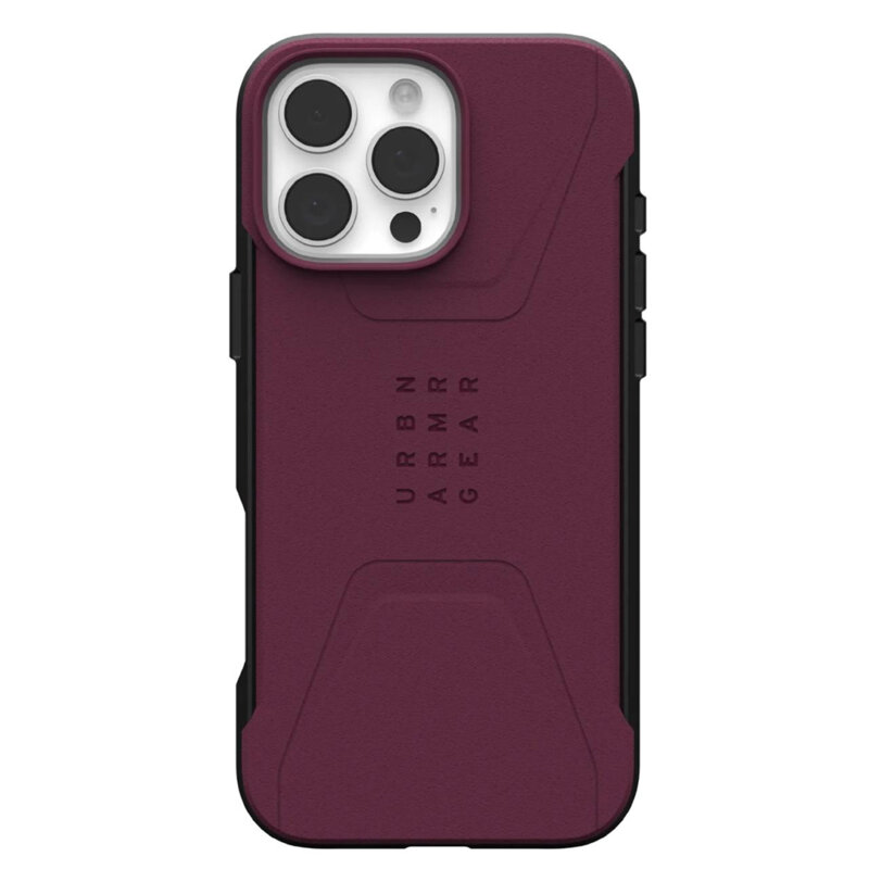 Husa iPhone 16 Pro Max UAG Civilian MagSafe, Bordeaux
