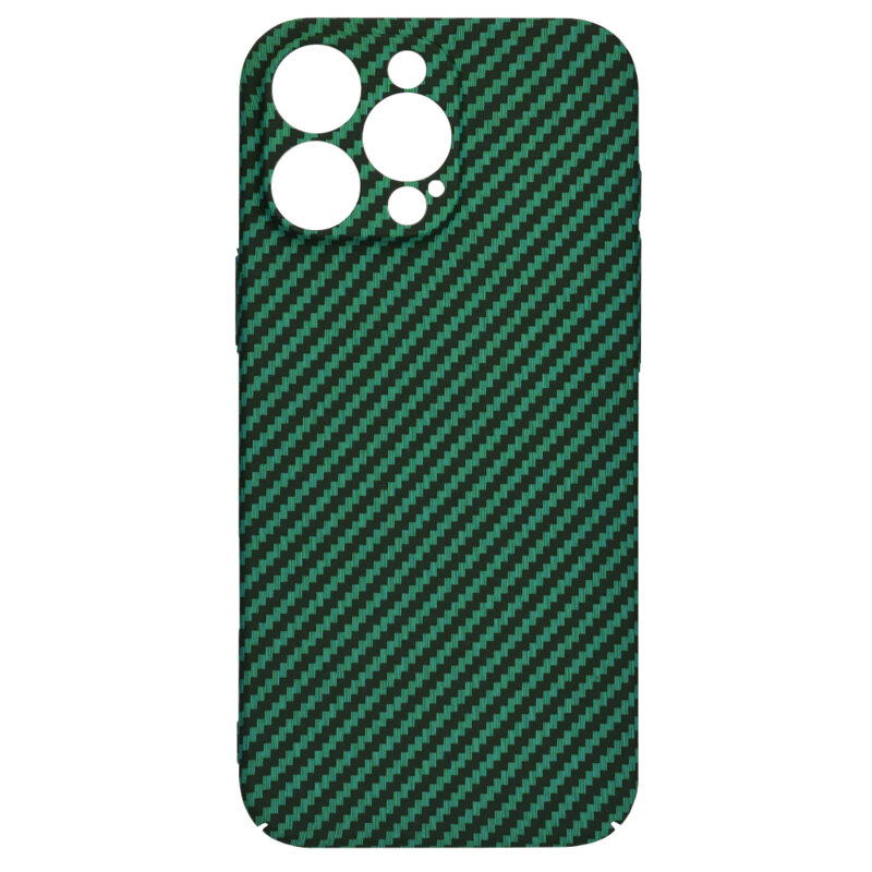 Husa iPhone 16 Pro Max Techsuit Carbonite FiberShell, verde