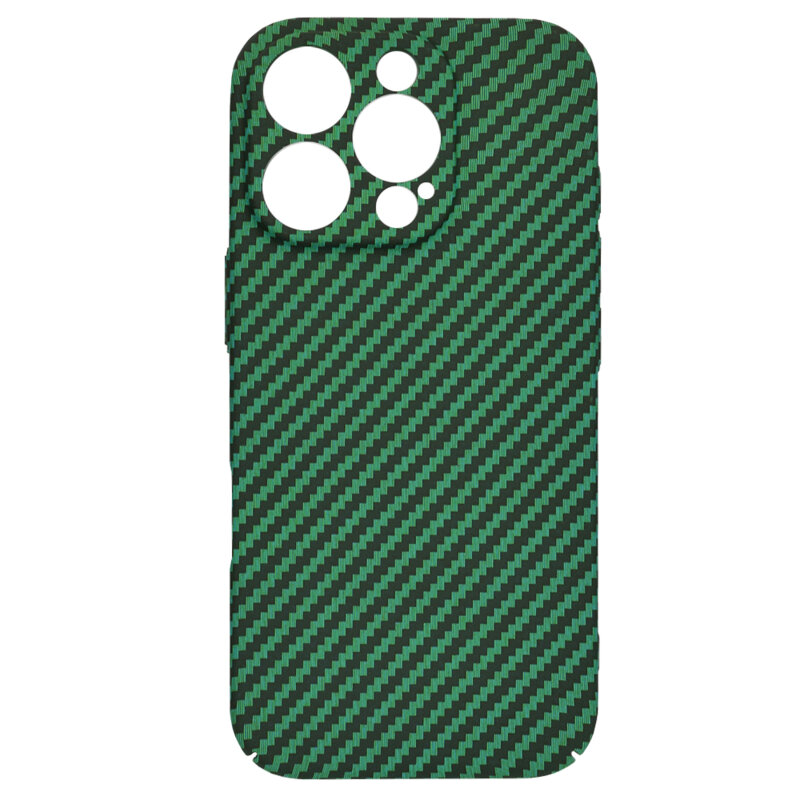 Husa iPhone 16 Pro Techsuit Carbonite FiberShell, verde