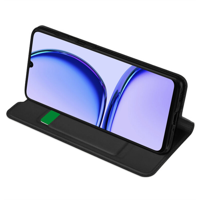 Husa Realme C53 Techsuit Magskin Book, negru