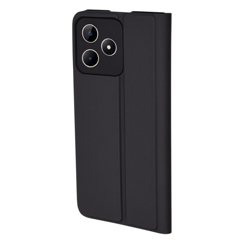 Husa Realme C53 Techsuit Magskin Book, negru