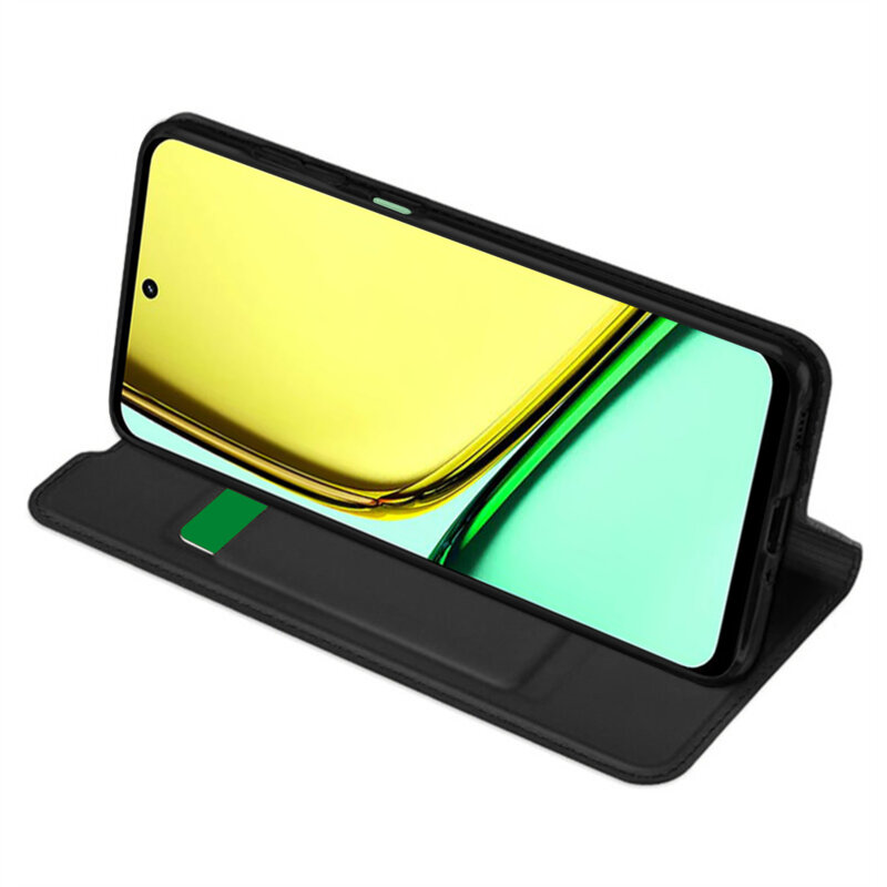 Husa Realme C67 4G Techsuit Magskin Book, negru