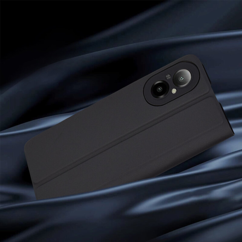 Husa Realme C67 4G Techsuit Magskin Book, negru