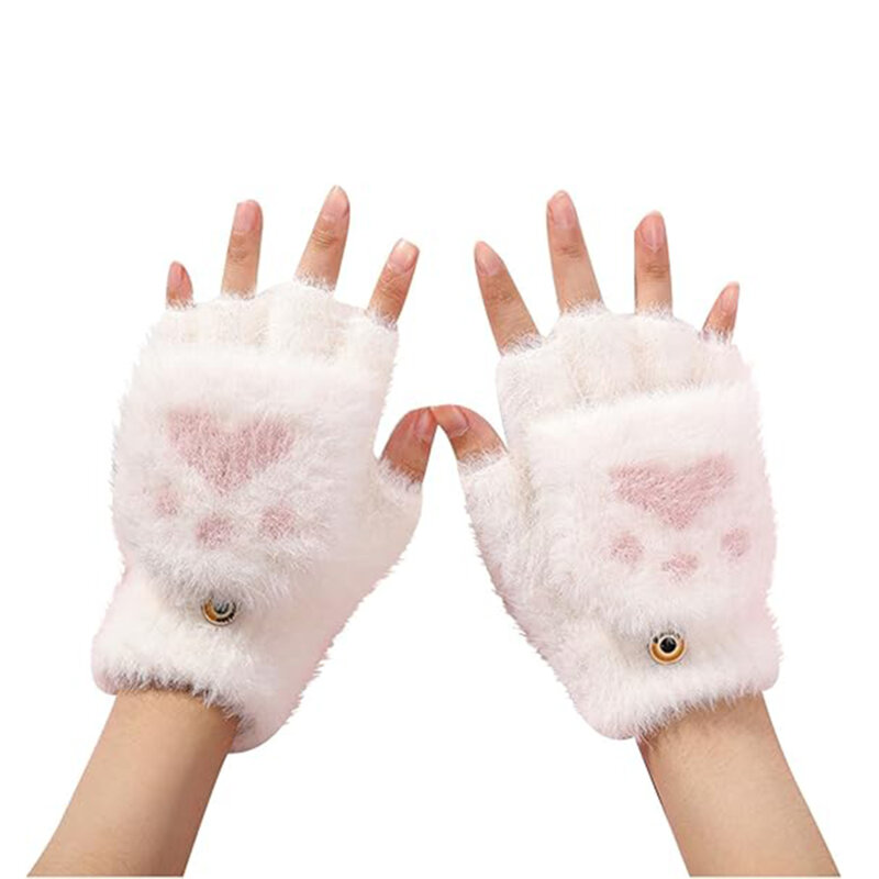 Manusi pentru femei Techsuit, alb, 17cm, ST0017