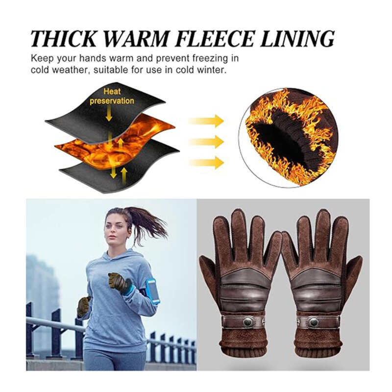 Manusi de barbati Techsuit, marime universala, maro, OG101