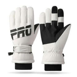 Manusi de dama pentru ski Techsuit, marimea L, alb, OG104