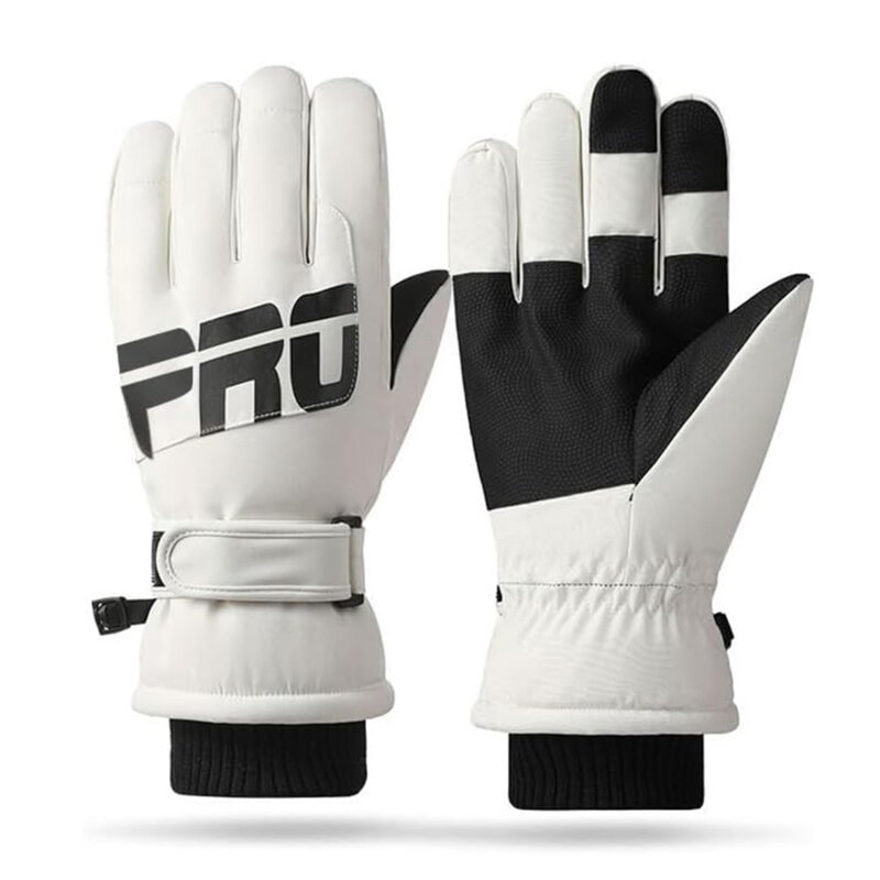 Manusi de dama pentru ski Techsuit, marimea L, alb, OG104