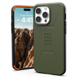 Husa iPhone 15 Pro UAG Civilian MagSafe, Olive Drab