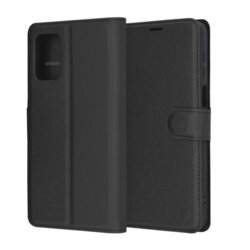 Husa Motorola Moto G55 Techsuit Leather Folio, negru