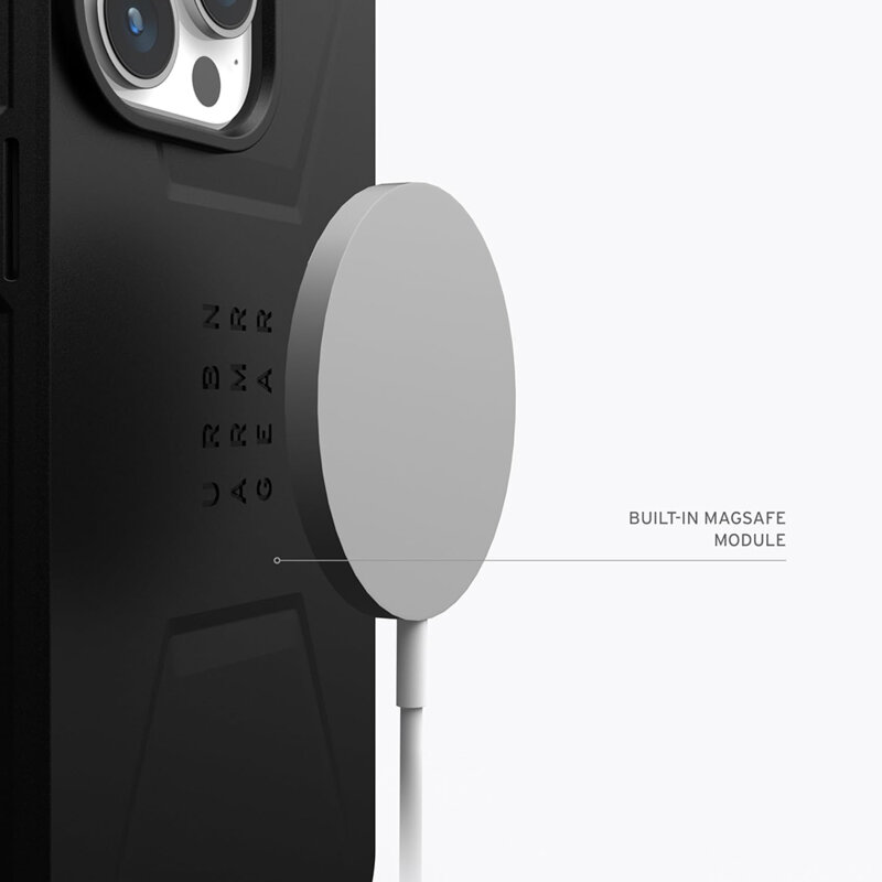 Husa iPhone 15 Pro UAG Civilian MagSafe, Black