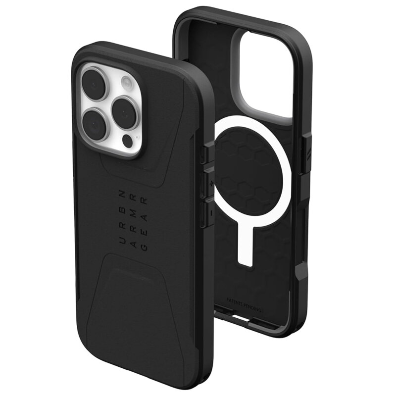 Husa iPhone 16 Pro Max UAG Civilian MagSafe, Black