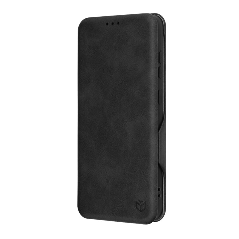 Husa 360° Samsung Galaxy S24 FE Techsuit Safe Wallet Plus, negru