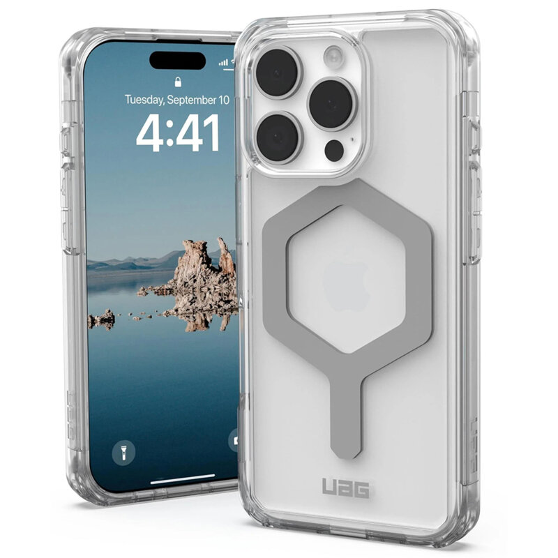 Husa iPhone 16 Pro UAG Plyo MagSafe, Ice Silver