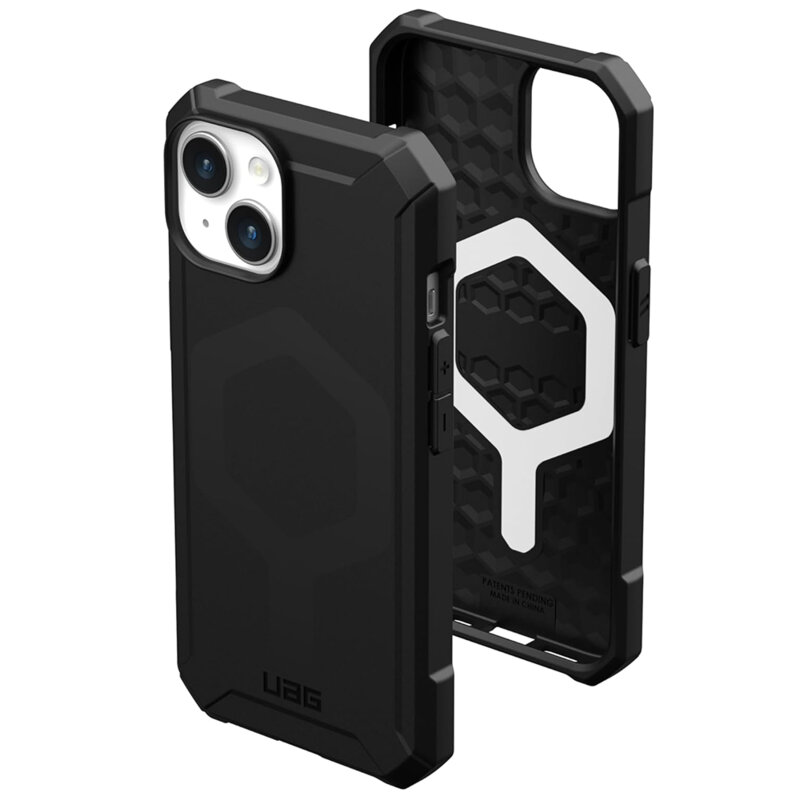 Husa iPhone 15 UAG Essential Armor MagSafe, Black