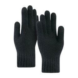 Manusi unisex Techsuit, negru, 22cm, ST0012