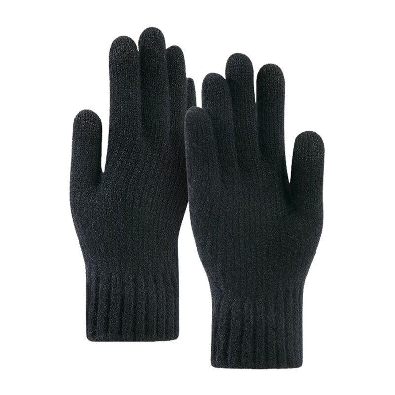 Manusi unisex Techsuit, negru, 22cm, ST0012