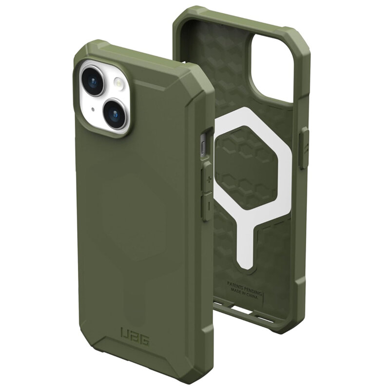 Husa iPhone 15 Plus UAG Essential Armor MagSafe, Olive Drab