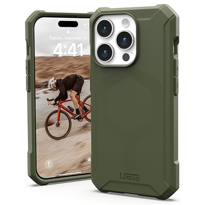 Husa iPhone 15 Pro UAG Essential Armor MagSafe, Olive Drab