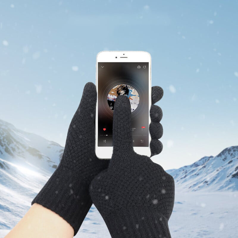 Manusi pentru barbati Techsuit, maro, 22cm, ST0013