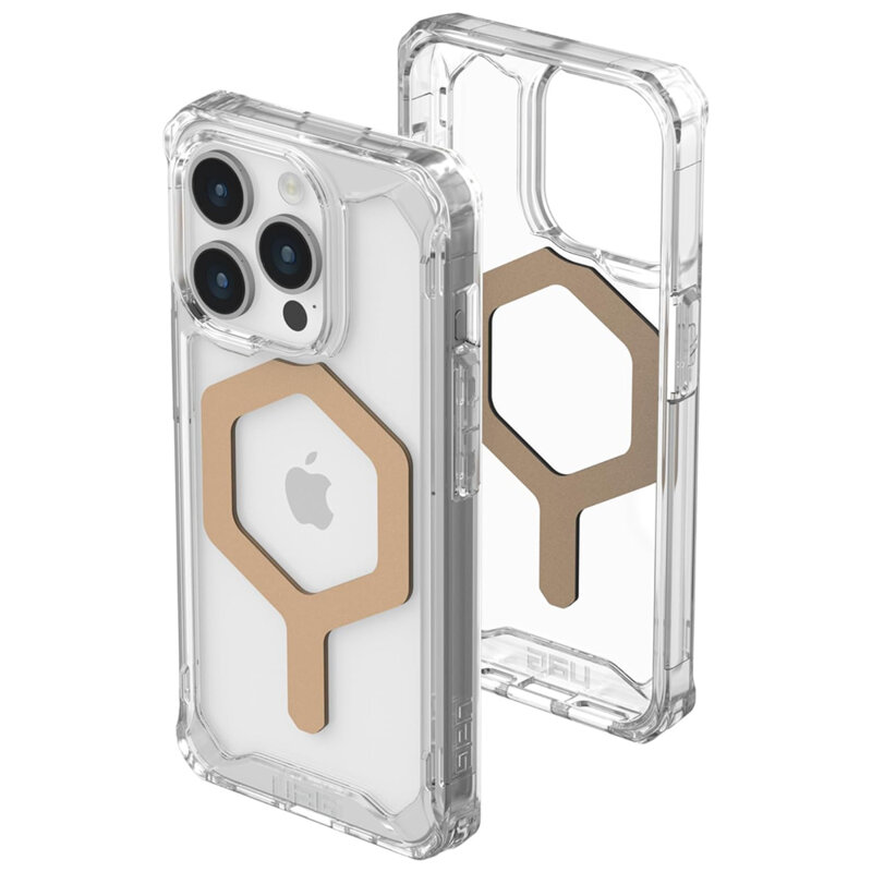 Husa iPhone 15 Pro UAG Plyo MagSafe,  Ice Gold