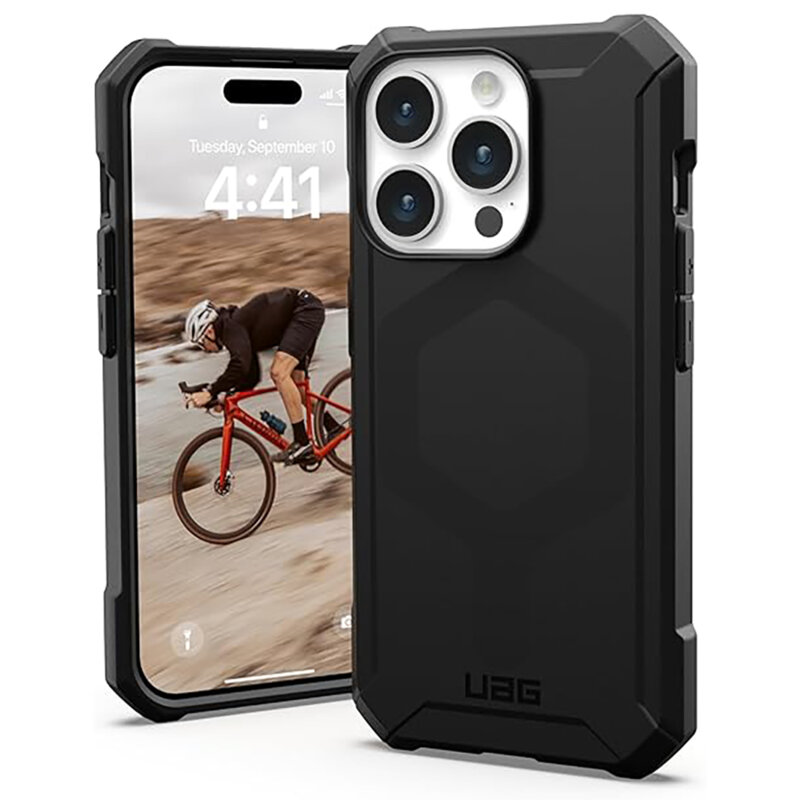 Husa iPhone 15 Pro Max UAG Essential Armor MagSafe, Black