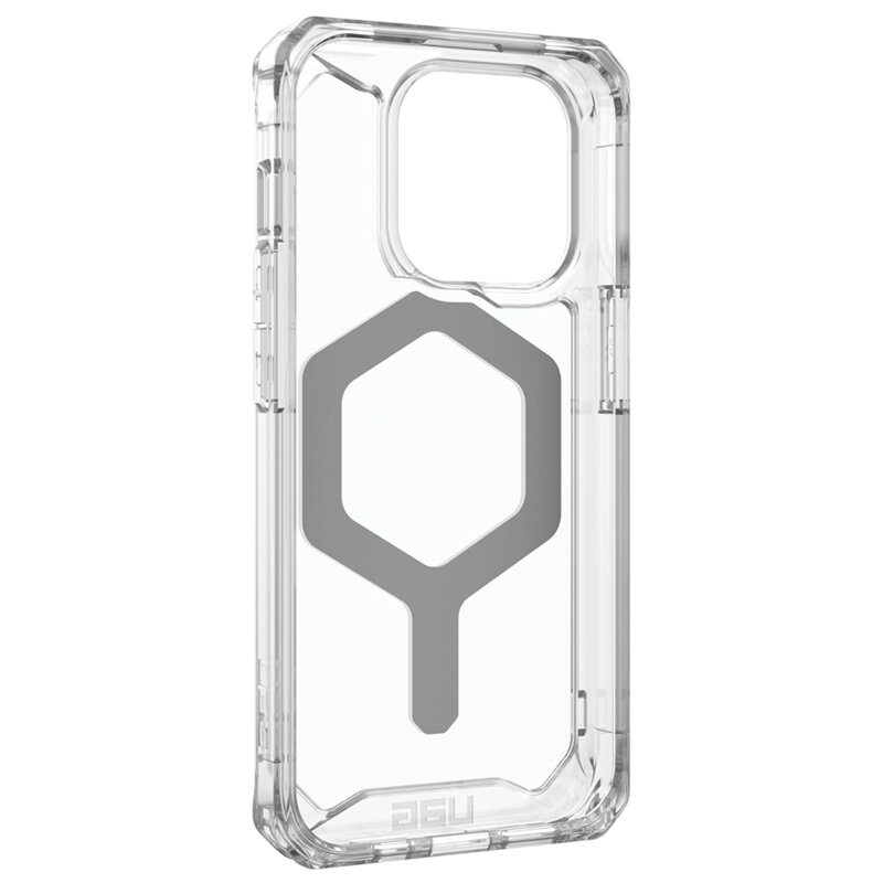 Husa iPhone 15 Pro UAG Plyo Magsafe, Ice Silver