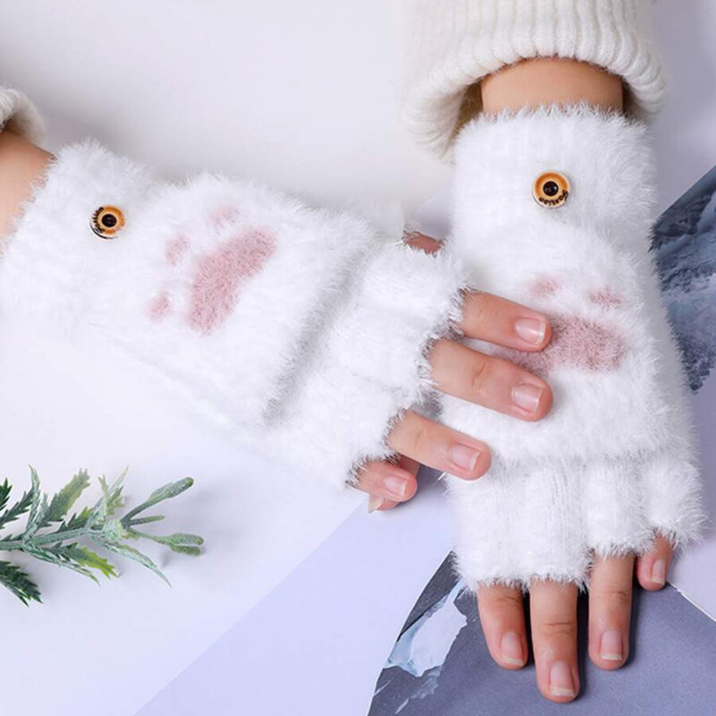 Manusi pentru femei Techsuit, alb, 17cm, ST0017