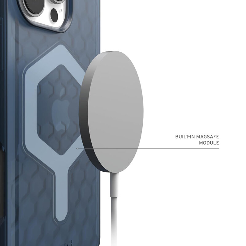 Husa iPhone 16 Pro UAG Essential Armor MagSafe, Cloud Blue