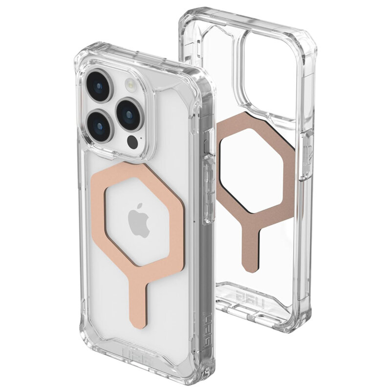 Husa iPhone 15 Pro Max UAG Plyo MagSafe, Ice Rose Gold