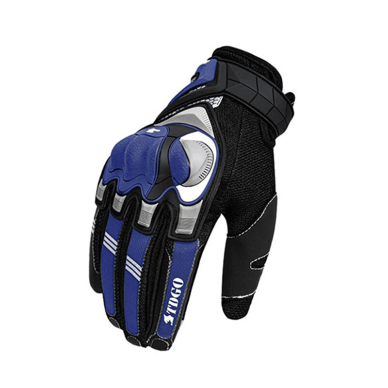 Manusi moto de barbati Techsuit, marimea M, albastru, OG105